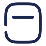 Airbuds Case Minimalistic SVG Icon